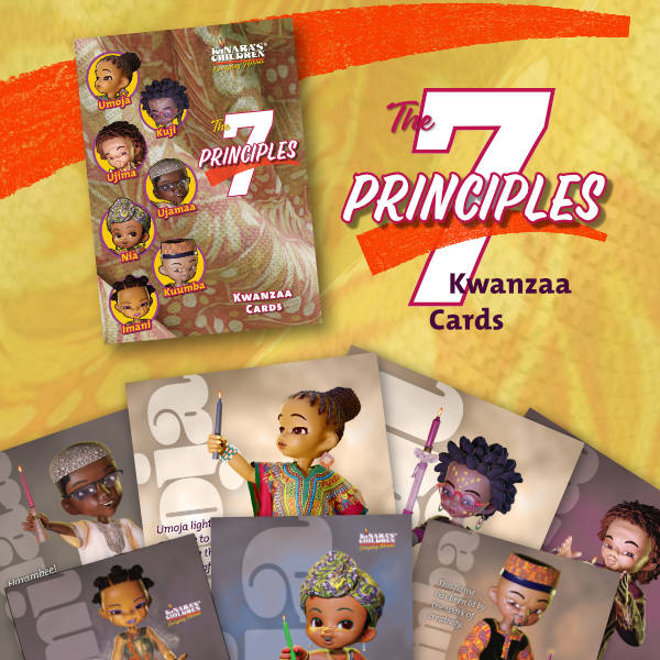 Seven Principles Kwanzaa Cards-5 Pack