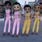 Girl Group in the hood